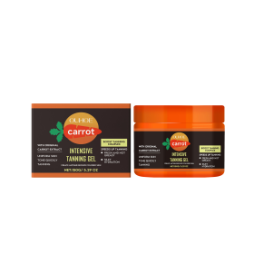 OUHOE Carrot Tanning Gel, Hydrating, Light And Easy To Absorb, Nourishing And Caring Skin Tanning Gel (Option: 150g-192.6g-2.8*2.8*2.29inch)